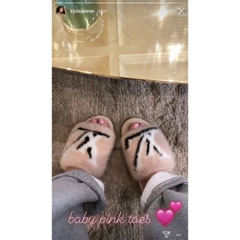 kylie jenner lv slippers|Kylie Jenner Slammed for Fur Slippers After .